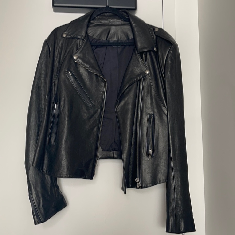 Atelier UNTTLD - UNWORN - REAL BLACK LEATHER MOTO JACKET - Négociable